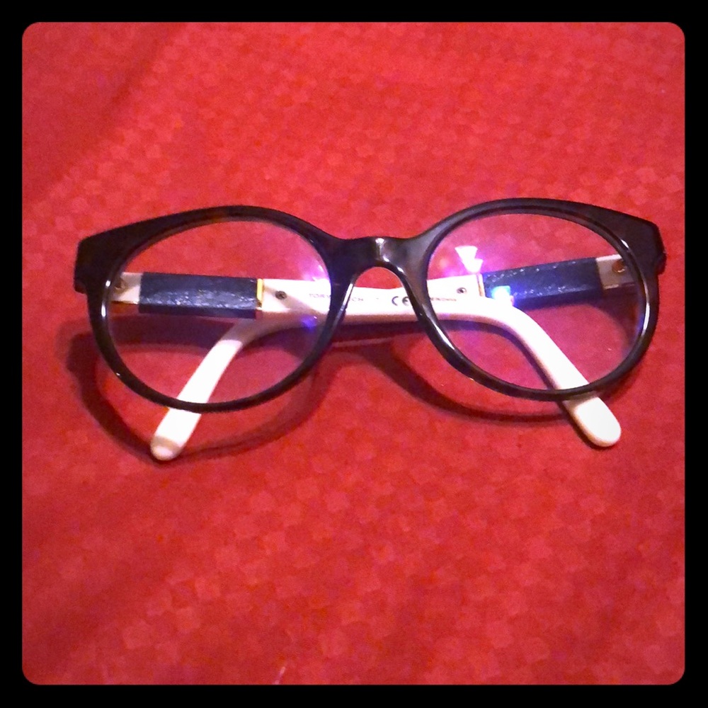 Hot🔥 Auth Tory Burch round tortoiseshell glasses